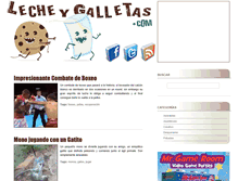 Tablet Screenshot of lecheygalletas.com